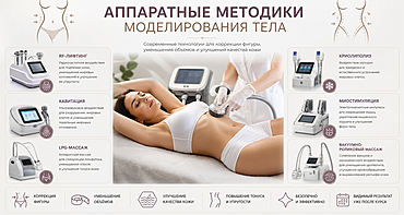 Аппаратные методики моделирования тела Аппаратные методики моделирования тела